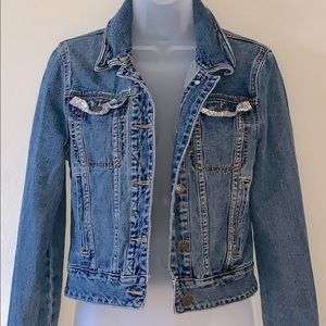We The Free by Free People - Vintage Look Denim Mechanic Jacket - Sz. XS / S / M